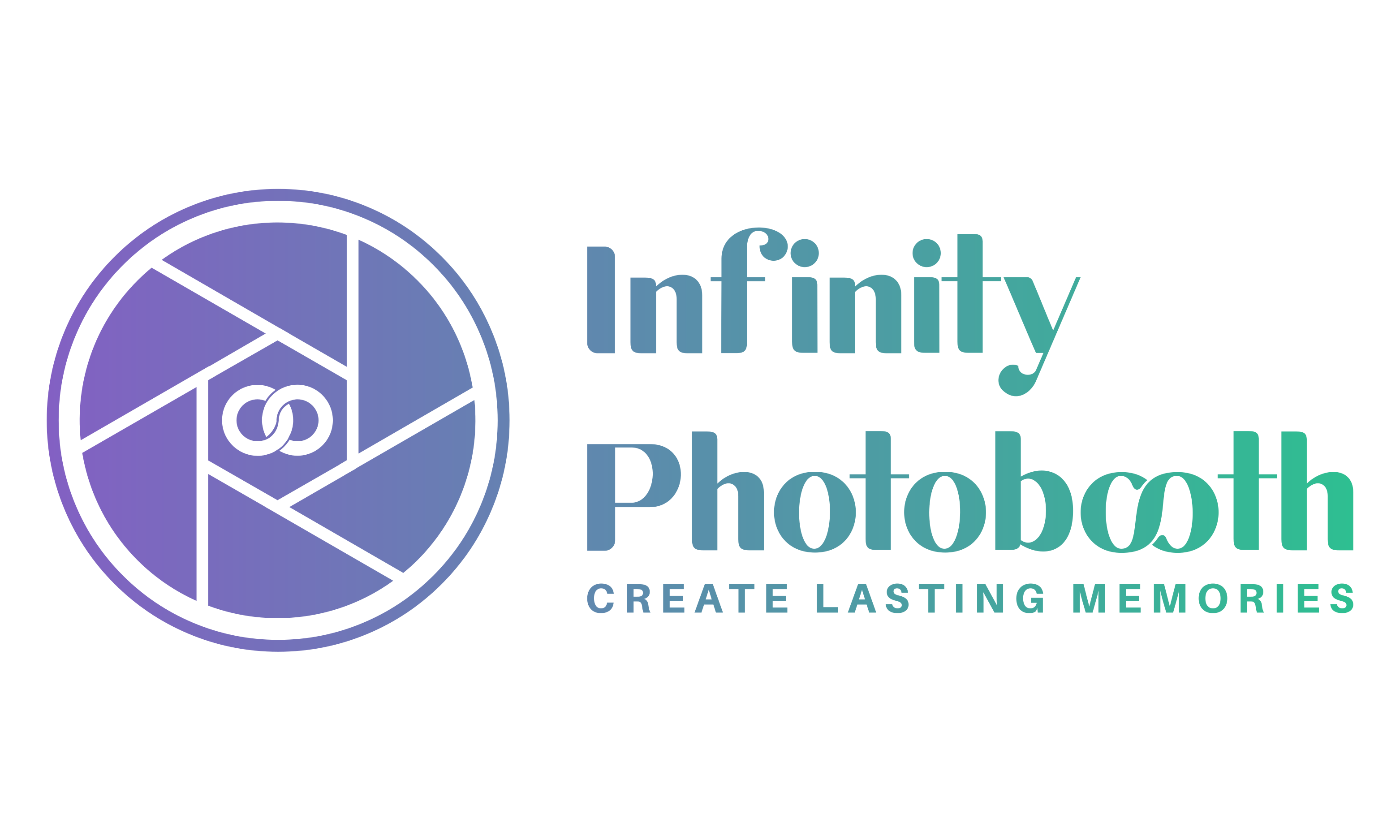 infinity photo booth logo transparent